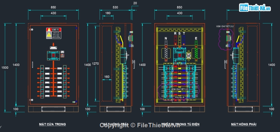 Bản vẽ autocad tủ điện MSB,Bản vẽ tủ điện Solar Inverter String,bản vẽ trạm biến áp 1 cột,file dwg tủ điện tạm công trường,biện pháp thi công chiếu sáng,biện pháp thi công chống sét